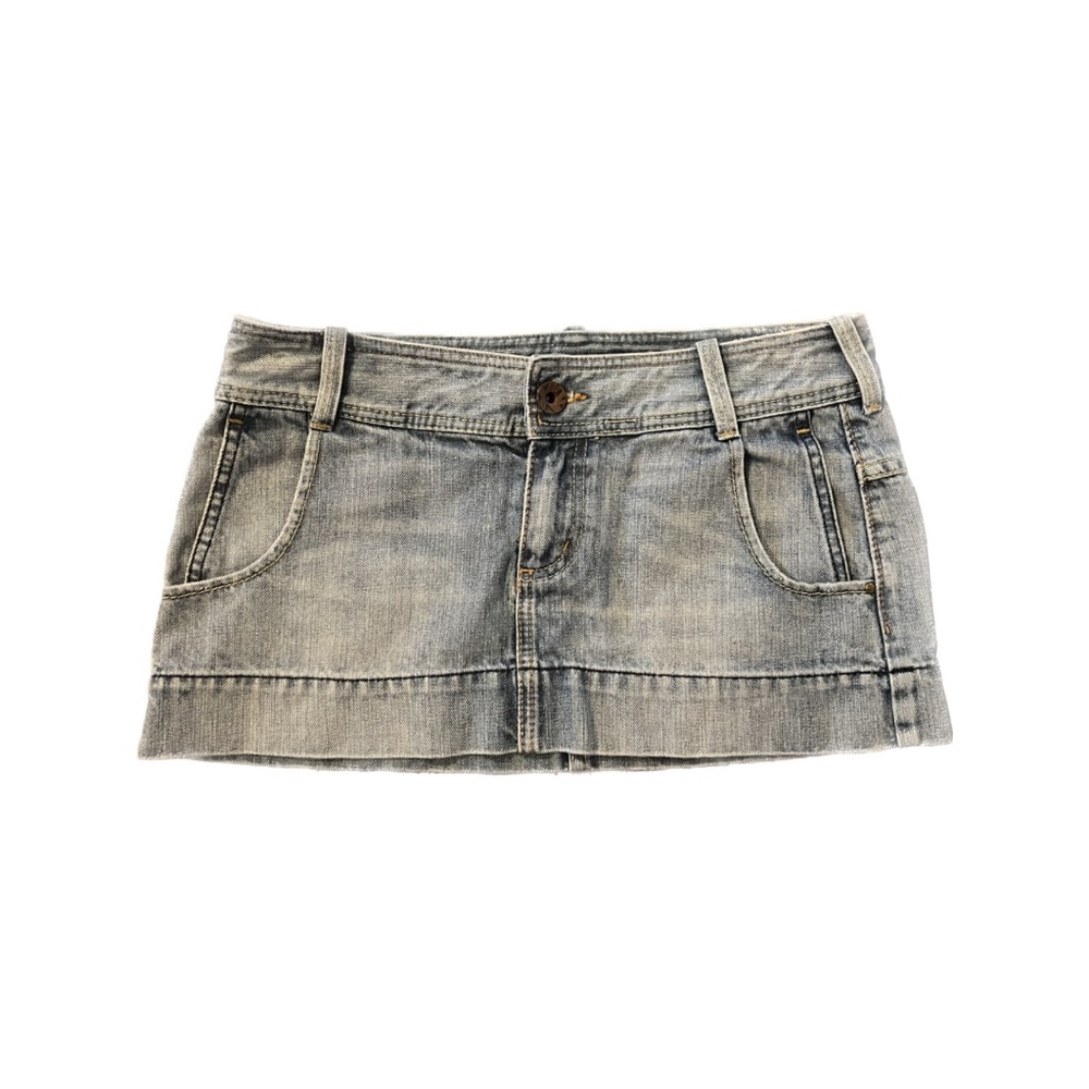 Y2K Mini Denim Skirt